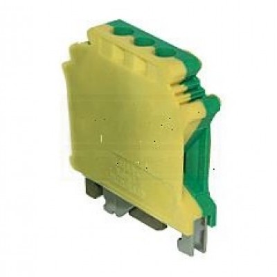 Κλέμμα Ράγας Γείωσης 0,2-6mm² Κίτρινο-Πράσινο 31064
